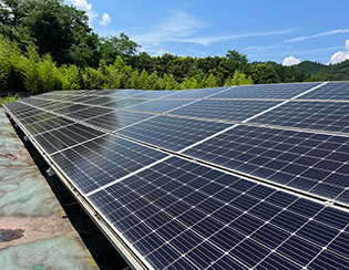 群馬県渋川市／野立て太陽光発電／メンテナンス／定額電灯から従量電灯に契約変更