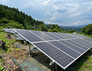 群馬県吾妻郡中之条町／野立て太陽光発電／メンテナンス／定額電灯から従量電灯に契約変更