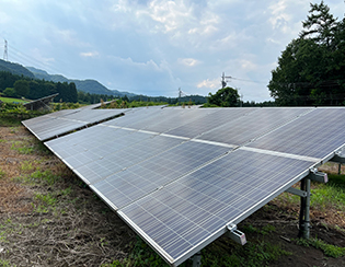 群馬県吾妻郡中之条町／野立て太陽光発電／メンテナンス／盗難復旧／盗難防止／銅ケーブル／アルミケーブル／幹線張替