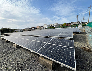 群馬県桐生市／高圧／野立て太陽光発電／メンテナンス／遠隔監視装置／交換